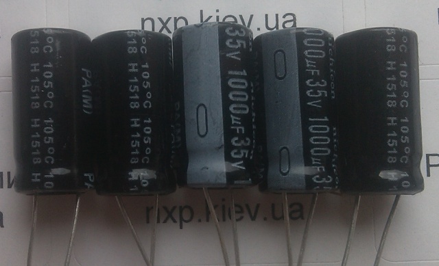 35V 1000uF 10/20/105 конденсатор электролитический Киев купить. 