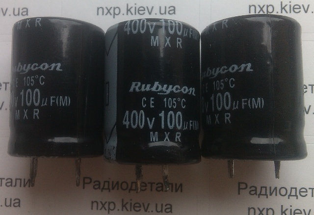 400V 100uF 22/30/105 конденсатор электролитический Киев купить. 