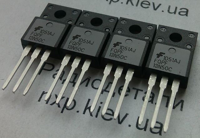 FQPF13N50C оригинал     /13N50/ транзистор полевой Киев купить. параметры