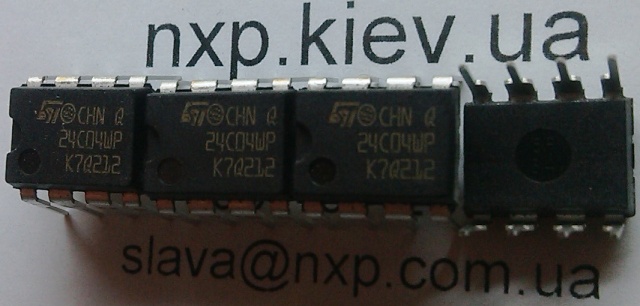 24C04(WP) оригинал микросхема памяти Киев купить. программатор