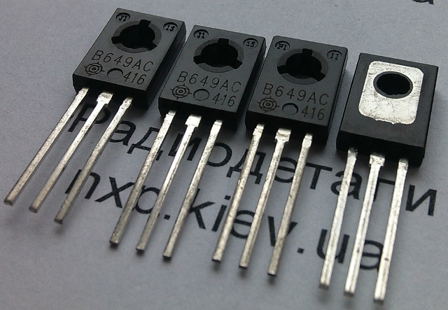 2SB649AC оригинал транзистор биполярный Киев купить. 