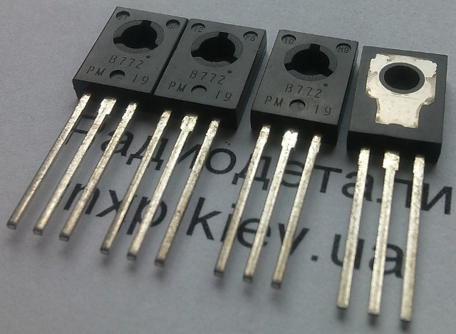 2SB772 оригинал транзистор биполярный Киев купить. 