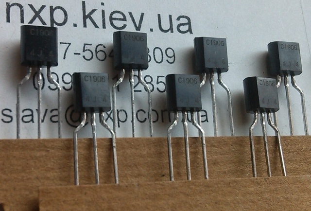 2SC1906 оригинал транзистор биполярный Киев купить. 