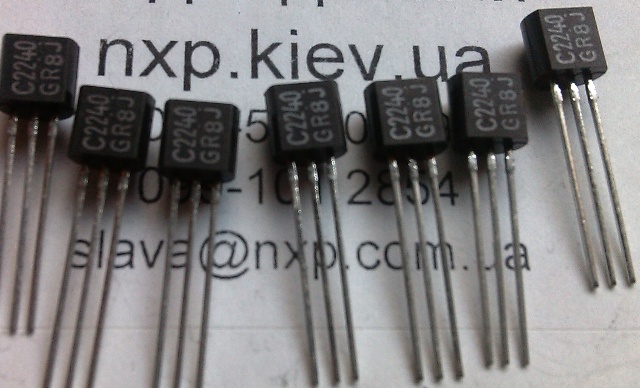 2SC2240 оригинал транзистор биполярный Киев купить. datasheet
