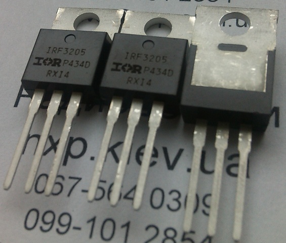 IRF3205 оригинал транзистор полевой Киев купить. 