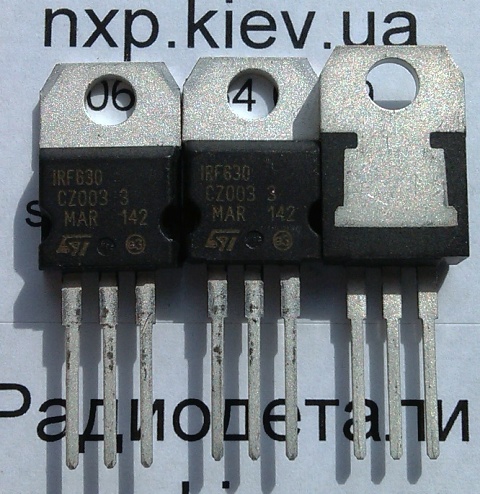 IRF630 оригинал транзистор полевой Киев купить. 