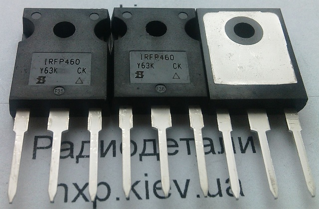 IRFP460 оригинал транзистор полевой Киев купить. 