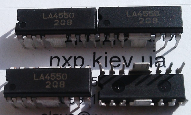LA4550 оригинал микросхема УНЧ Киев купить. 