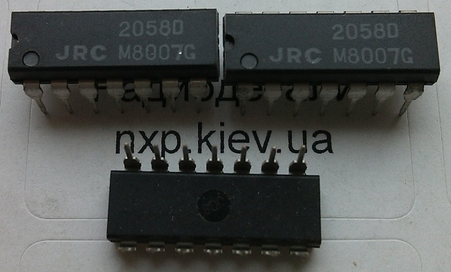 NJM2058D /2058D JRC/ микросхема операционный усилитель Киев купить. 