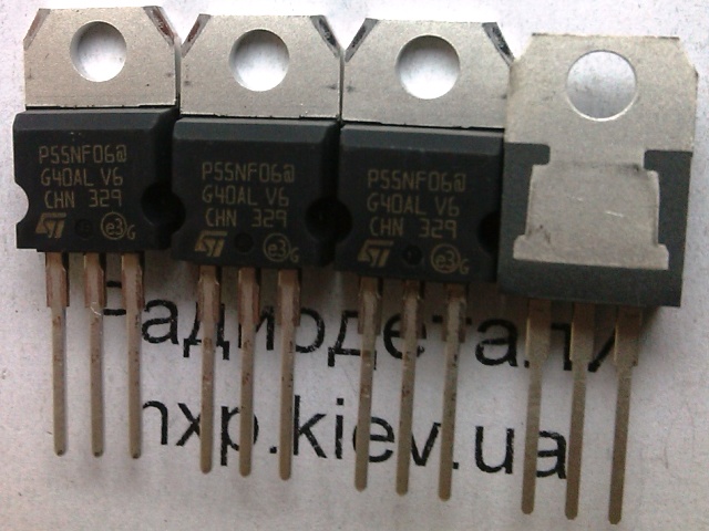 STP55NF06 оригинал      /55N06/ транзистор полевой Киев купить. параметры