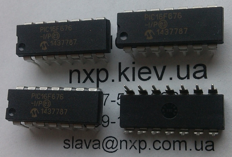 PIC16F676-I/P оригинал микроконтроллер Киев купить. прошивка