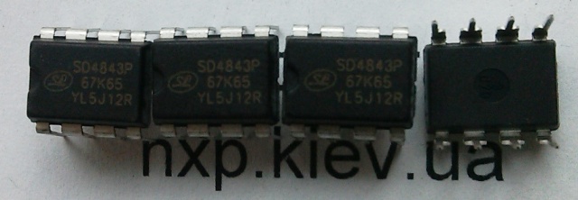 SD4843P оригинал микросхема шим-контроллер Киев купить. 67K65