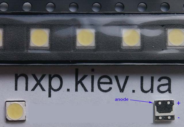 LED LG 3535 6V 265ma T1 LED для телевизора Киев купить. LED подсветка