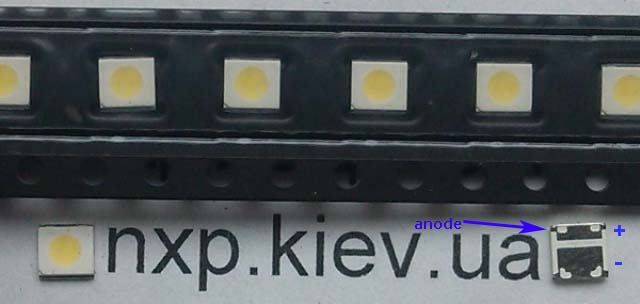 LED WOOREE 3535 3V 280ma W31 LED для телевизора Киев купить. LED подсветка