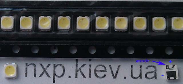 LED Samsung 2828 3V 570ma LED для телевизора Киев купить. LED подсветка