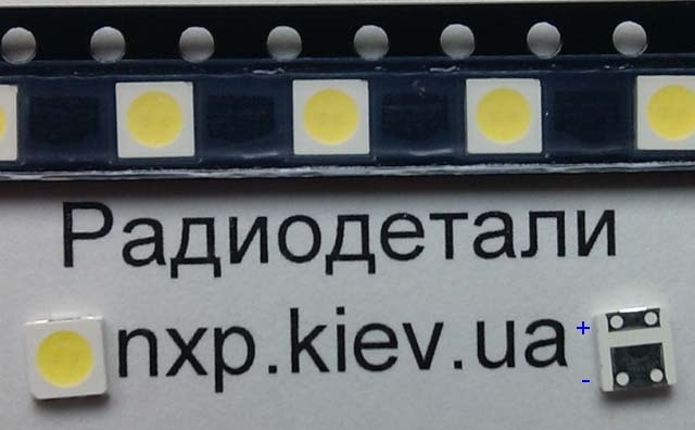 LED Sharp 3535 6V 175ma LED для телевизора Киев купить. LED подсветка