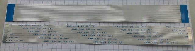 шлейф 40 pin 200mm 0.5mm плоский шлейф Киев купить. 